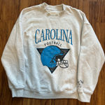 Carolina Panthers Crewneck Sweatshirt Gray Size L Photo 0