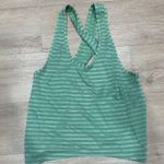 Zyia  Forest Green Nimbus Split Back Workout Tank Top - small Photo 4