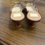Dolce Vita Cleo Bow Slip Kitten Heel Mules Size 8 Brown Photo 3