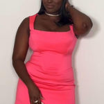 House Of CB  Enya Corset Mini Dress L - Fuchsia / Hot Pink Photo 0