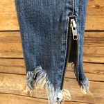 One Teaspoon Super High Waist Freebirds II Distressed Blue Jeans Size 28 Photo 3