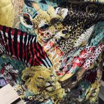 Kaftan African Womens Dress Long Safari Jungle Animals Ethnic Heritage XL Yellow Photo 4