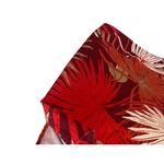 Gap Vintage Y2K Red Tropical Palm Leaf A-Line Skirt Cotton Women’s Size 8 Photo 3