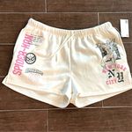 Marvel  Women's White and Pink Spider-Man Athletic Shorts Photo 1