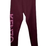 Kenzo logo printed spellout Bordeaux leggings size XS Purple Photo 2