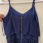HYFVE Navy Blue Mini Dress  With Lace  Photo 2