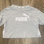 Puma Womens Grey Cropped Tee - S Photo 0