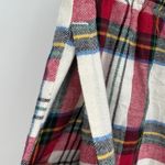 Old Navy women's flannel pajama joggers large tartan plaid holiday red white NEW Photo 4
