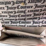 Juicy Couture  Upgrade U Flap Wallet Café Logo Faux Leather Gold Hardware NWT Photo 3