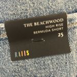 Rails NWT NEW  The Beachwood High Rise Bermuda Denim Shorts Button Fly 25 Photo 7
