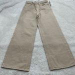 Urban Outfitters NWT BDG Jeans Womens 27 Beige High & Wide 100% Cotton High Rise Photo 1