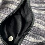 Lululemon  In Stride jacket in a black and grey striped/heathered pattern size 6 Photo 7