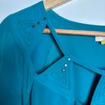 Anthropologie Leifsdottir Isosceles Cutout Drop Waist Silk Tunic Dress Size 4 Photo 3