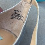 Betsey Johnson Betsy Johnson BELLA silver glitter sequin block strappy heels size 7.5 Photo 6