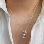 “s” Initial Necklace Gold Photo 1