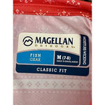 Magellan outdoors  Women’s Christmas Long Sleeve Fishing Shirt Small Red Photo 8