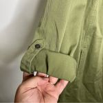 J. Jill live in chino shirt dress olive green women size 24 plus business casual Photo 5