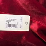 NWT Favorite Daughter Women’s Velvet The Amore Pant Maroon Size 4 Red Photo 9