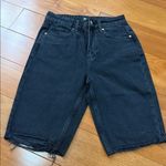 Paige NWT Women's Robbie Vintage Covered Button Fly Raw Hem High Rise Short 24 Photo 4