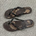 Roxy Black and Brown Sandals Photo 4