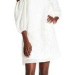 Tibi Cold Shoulder Embroidered Dress Photo 1