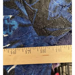 Chico's  0 Size US Small 4 Blue Floral Snap Button Front Long Sleeve Jacket‎ Art Photo 6