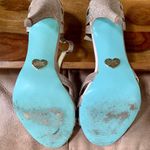 Betsey Johnson Blue By  Gold Glitter Sparkle Heels Photo 5