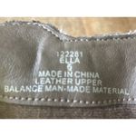 Franco Fortini  Ella Suede Leather Ankle Boots Taupe Fringe Block Heel Size 6 Photo 5