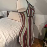 Urban Outfitters  Multi-color Striped Crochet Mini Dress size L Photo 4