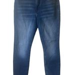 Good American  Good Legs Crop Shadow Pockets in INDIGO008 Wash Size 10 / 30 NWOT Photo 1