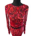 MISA Los Angeles NWT! Iselin Geo Print Mesh Bodycon Dress - Size Small Photo 10