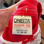 Vintage 80s I Love You Heart Tee Lace Puffy Paint Size XL Photo 2