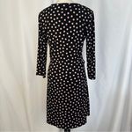 Metaphor  Polka Dot Midi Dress Womens Size Large 3/4‎ Sleeves Stretch Formal Photo 3