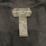 August Silk Vintage 90s Black Knit Polo Shirt 🖤 Photo 3