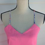 Candie's  Reversible Floral and Pink Racerback Thin Strap Tank Top Photo 6