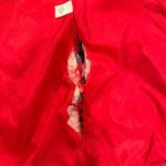 Anthropologie  Vanessa Virginia Corduroy Pencil Skirt Red Floral Women’s Size 4 Photo 10