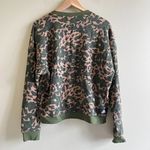 Adidas  Sweatshirt Top Camuflage Logo Print Athletic‎ Womens Size M Green Photo 8