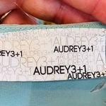 Audrey 3+1  green floral long sleeve tie front romper Photo 1