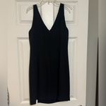 Hugo Buscati Vintage Collection Little Black Sleeveless V-neck Sheath Dress Sz 8 Photo 1