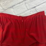 Vintage Maggie London Jeannene Booher Red Silk 2 Piece Set Size 10 Skirt Belt Photo 8