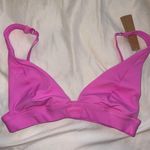 SKIMS  Pink Bikini Top New XS Photo 0