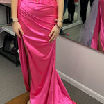 Portia And Scarlett Pink Stain Gown Photo 0