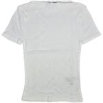 J.Crew  Fine-rib‎ fitted boatneck T-shirt White XXS Photo 0
