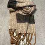 Neutrals Chunky Oversized Fringe Scarf Brown Photo 0