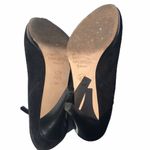 via spiga Suede Stiletto Black Suede Ankle Stilleto Booties Photo 6