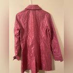 Women’s Mycra Pac One Pink Lime Floral Lined Packable Raincoat 93163 Size Medium Photo 1