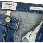 frame denim  Frame Le High Straight Denim Blue Jeans Raw Hem Ankle Whitway Stretch size 26‎ Photo 3