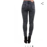 Red Fox NWT  High Waist Acid Wash Skinny Jeans, Black, Size 7. Photo 1