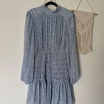 House of Harlow  1960 Mockneck Smocked waist dress Photo 1