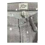 J.Crew  Vintage Straight Size 29 Gray Polka Dot Jeans Photo 3